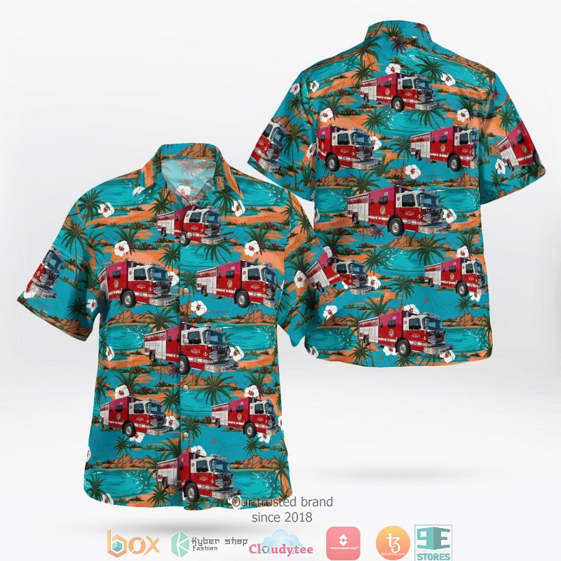 Ohio Wauseon Fire Department Hawaiian Shirt