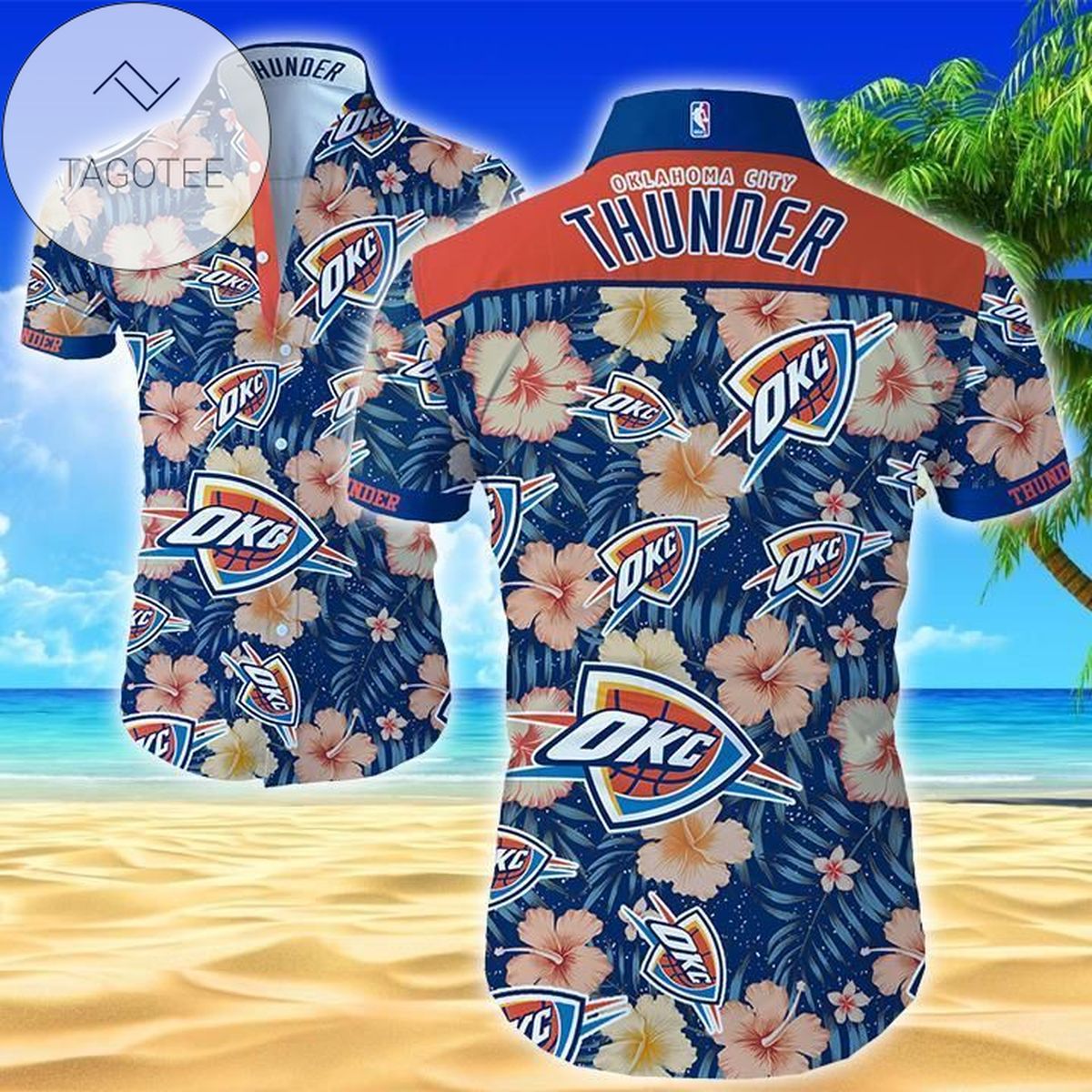 Oklahoma City Thunder Authentic Hawaiian Shirt 2022