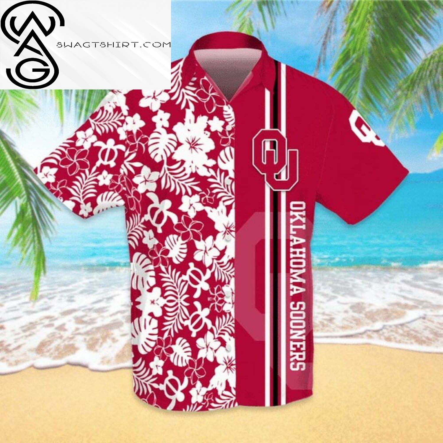 Oklahoma Sooners And Baby Yoda Summer Vibes Hawaiian Shirt