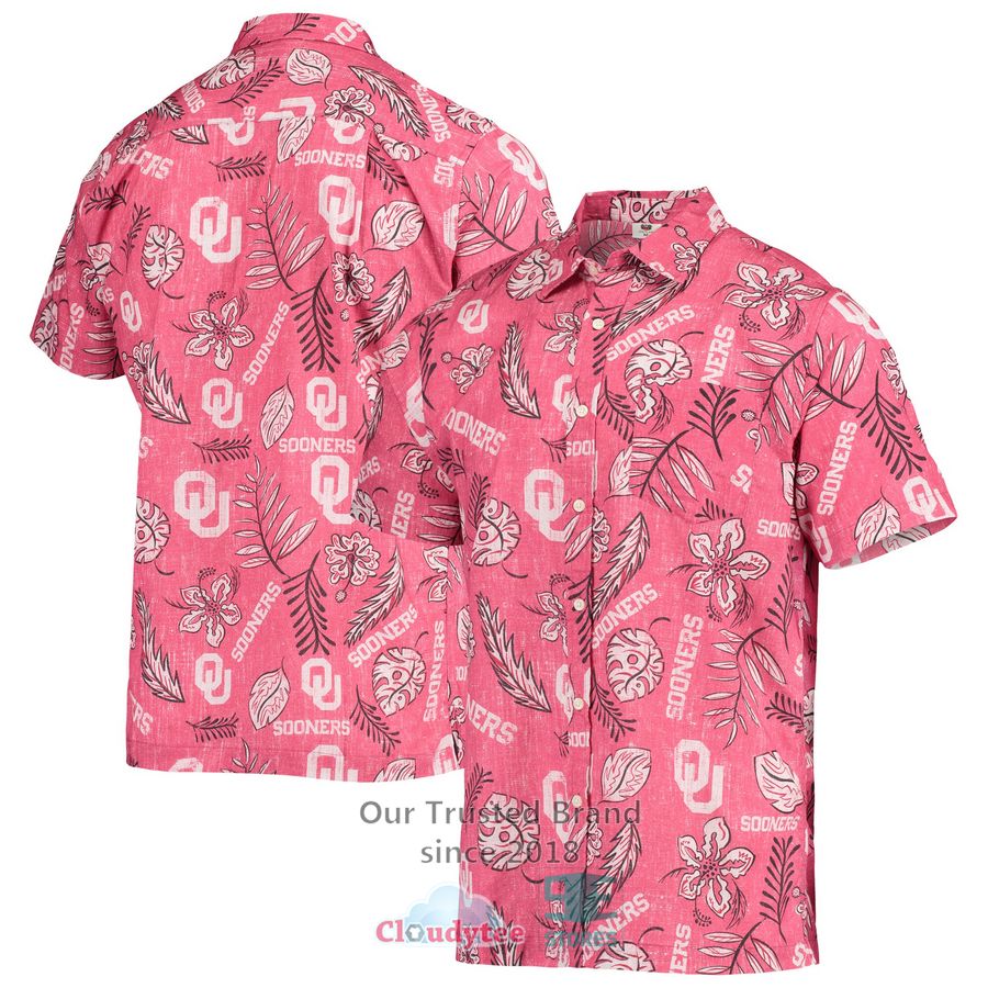 Oklahoma Sooners Snoopy NCAA Hawaiian Shirt, Short