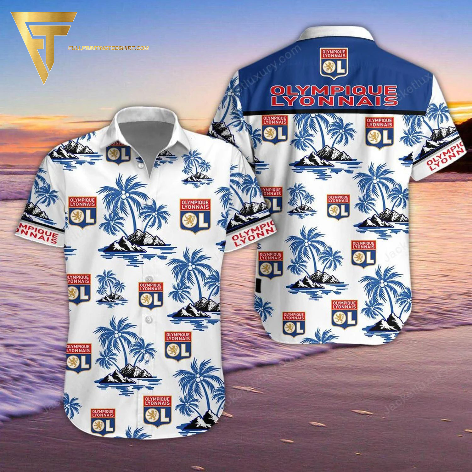 Oracle Red Bull Racing Palm Tree Pattern All Over Print Summer Vacation Hawaiian Shirt And Beach Shorts