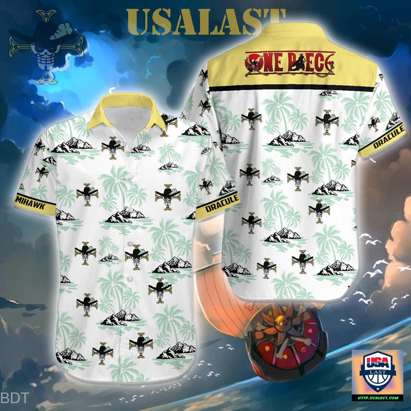 One Piece Buggy Hawaiian Shirt