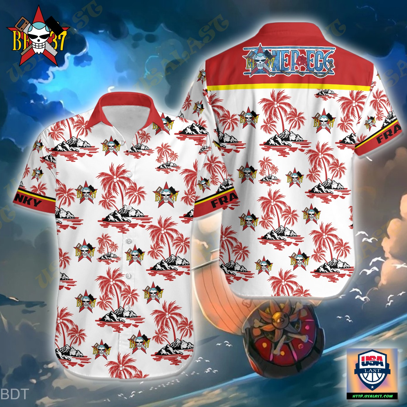 One Piece Jinbe Hawaiian Shirt