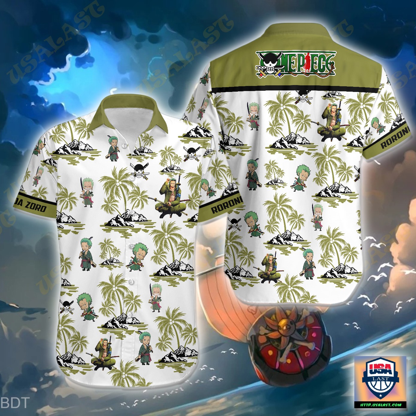 One Piece Roronoa Zoro Hawaiian Shirt