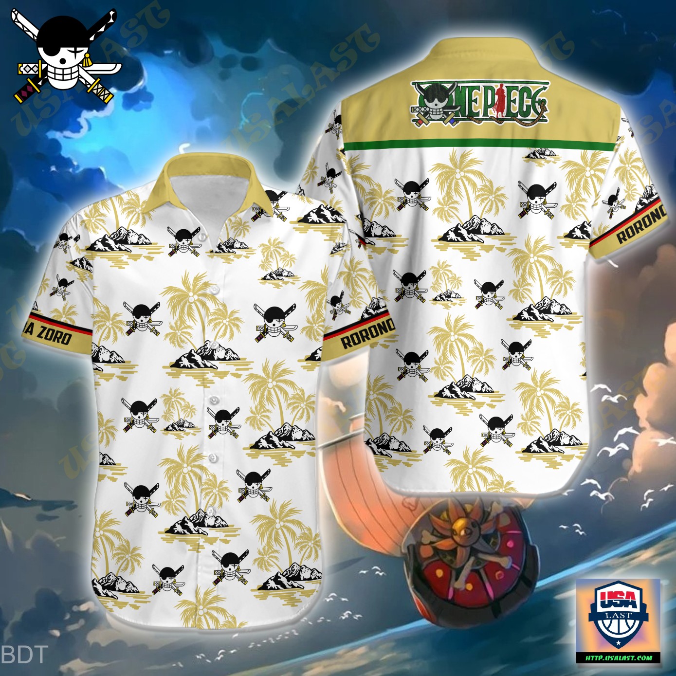 One Piece Roronoa Zoro Cute Hawaiian Shirt