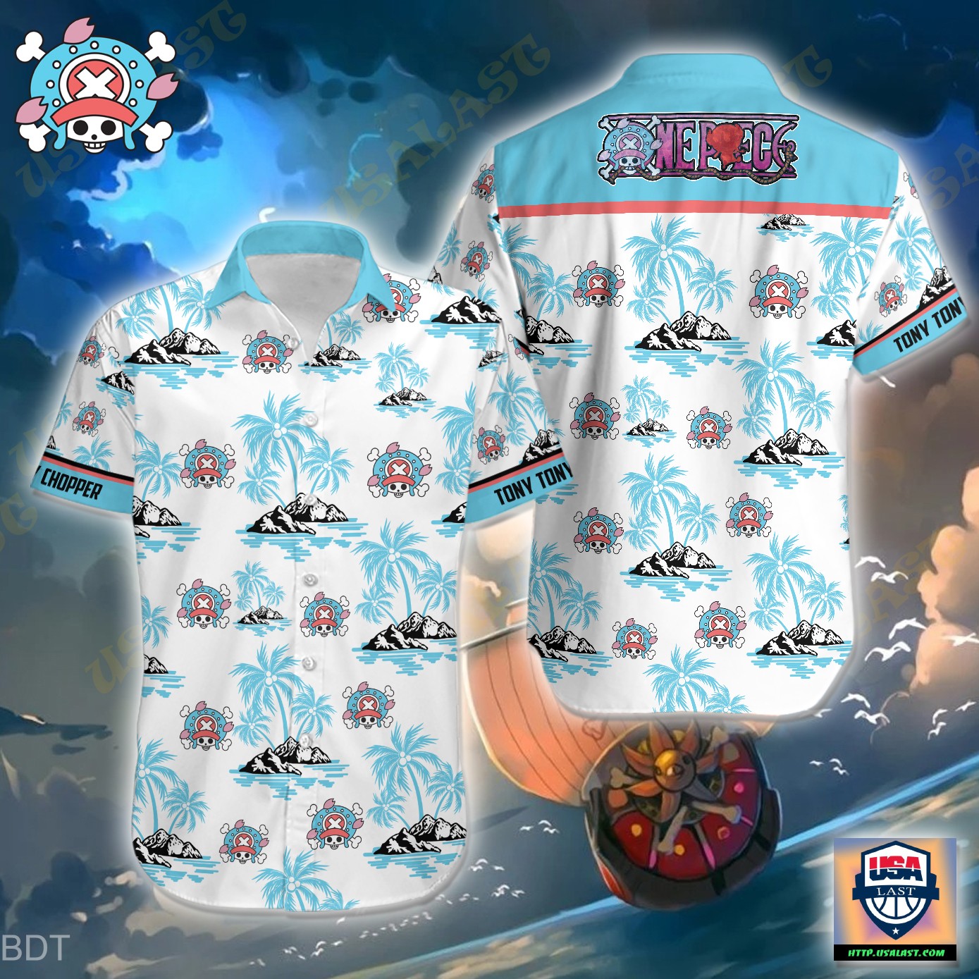 One Piece Shanks Red-Haired Hawaiian Shirt