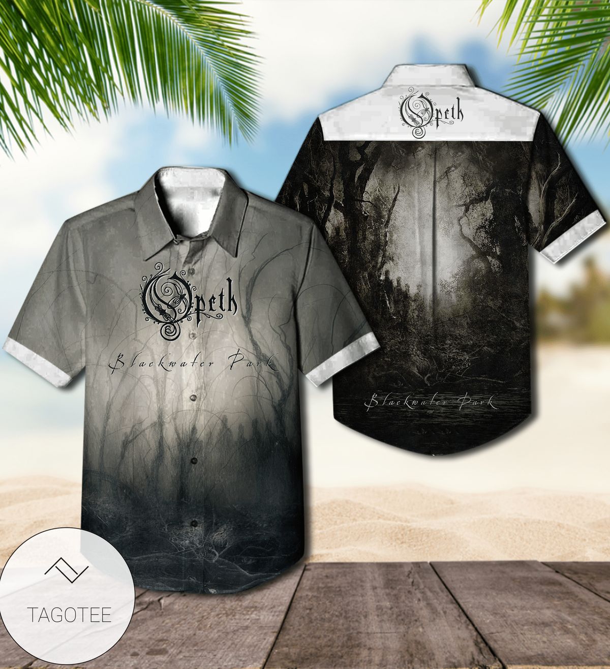 Opeth Ghost Reveries Album Cover Hawaiian Shirt