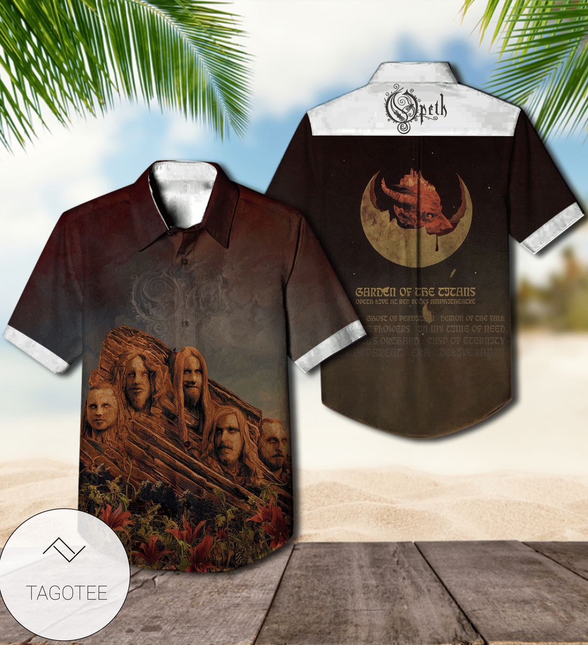 Opeth Heritage Album Cover Hawaiian Shirt