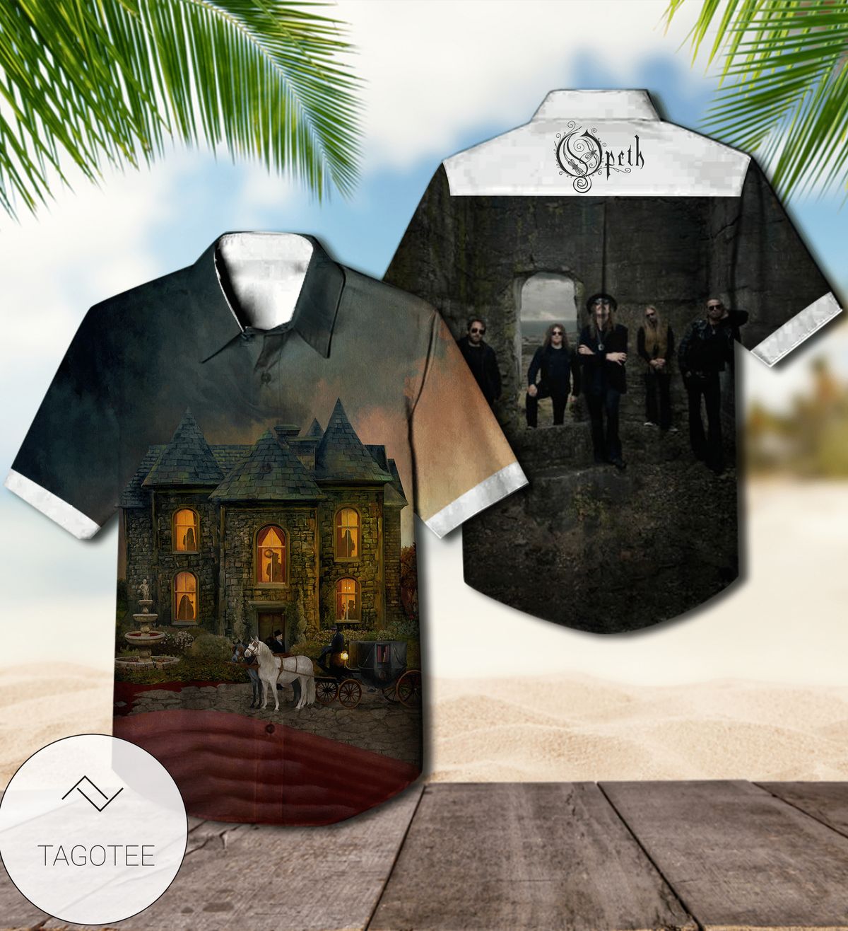 Opeth My Arms Your Hearse Album Cover Hawaiian Shirt