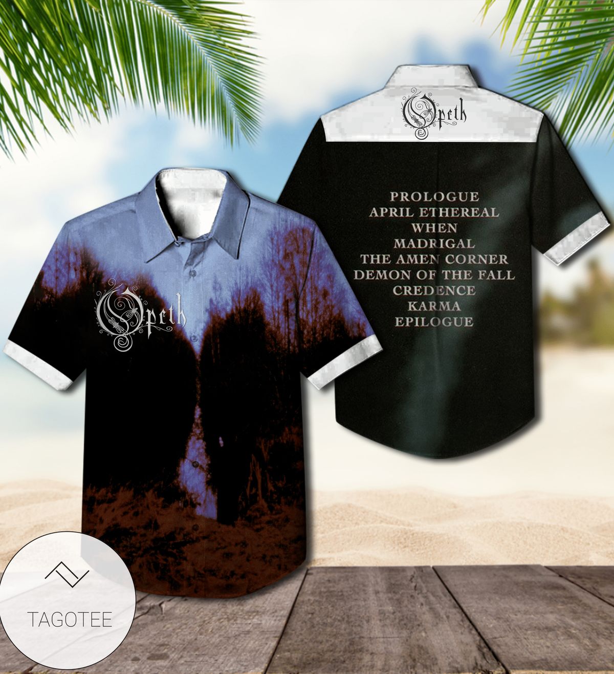 Opeth Morningrise Album Cover Hawaiian Shirt