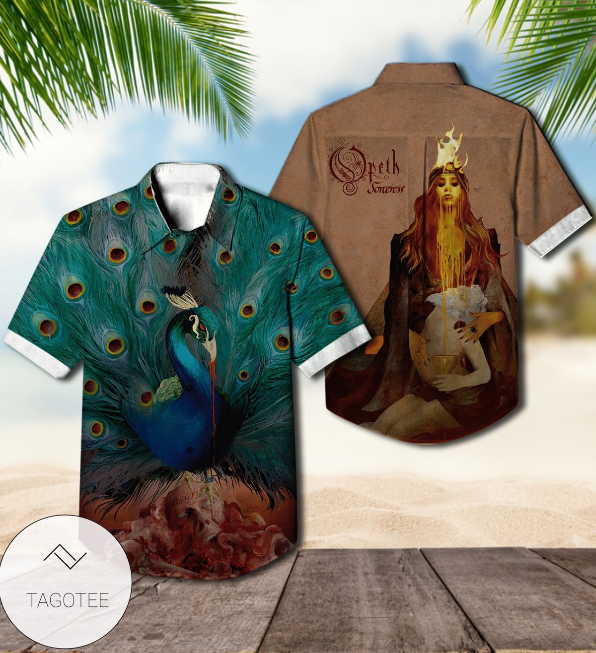 Opeth Still Life Album Cover Hawaiian Shirt