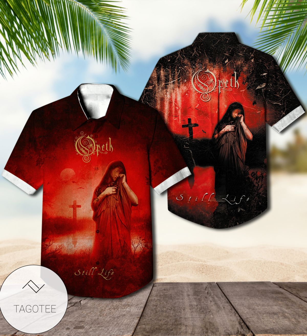 Opeth Sorceress Album Cover Hawaiian Shirt