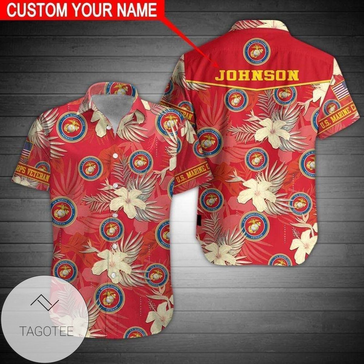 Order Custom Name Us Navy Hibiscus Blue 2022 Authentic Hawaiian Aloha Shirts