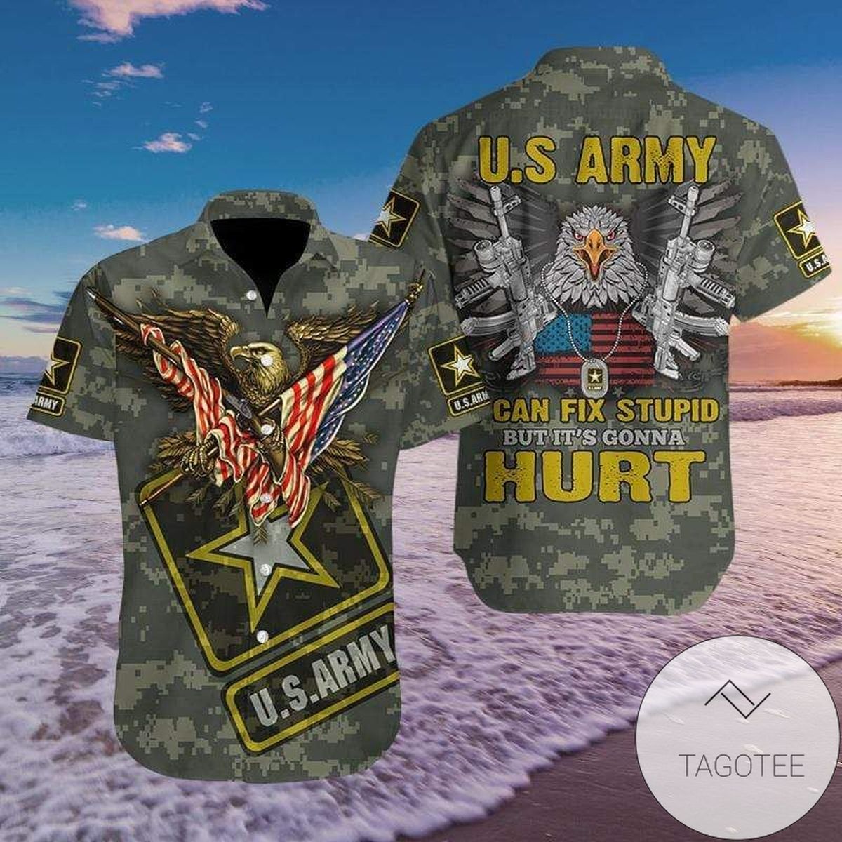 Order Hawaiian Aloha Shirts Veteran Eagle With Much Gratitude