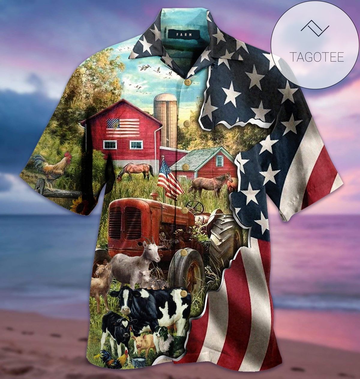 Order Patriotic Farmer Authentic Hawaiian Shirt 2022