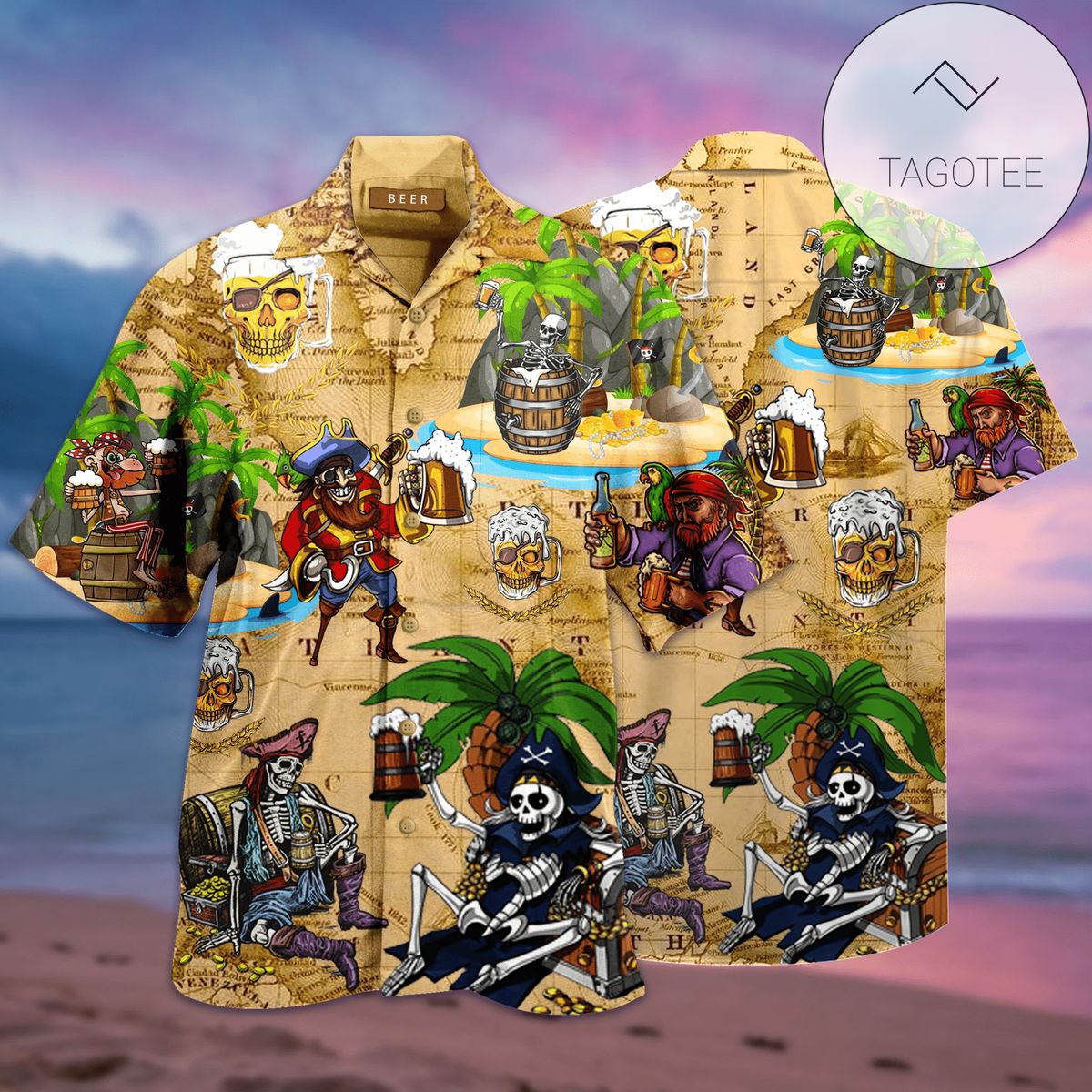 Order Pineapple Skull Tropical Hawaiian Aloha Shirts Dh