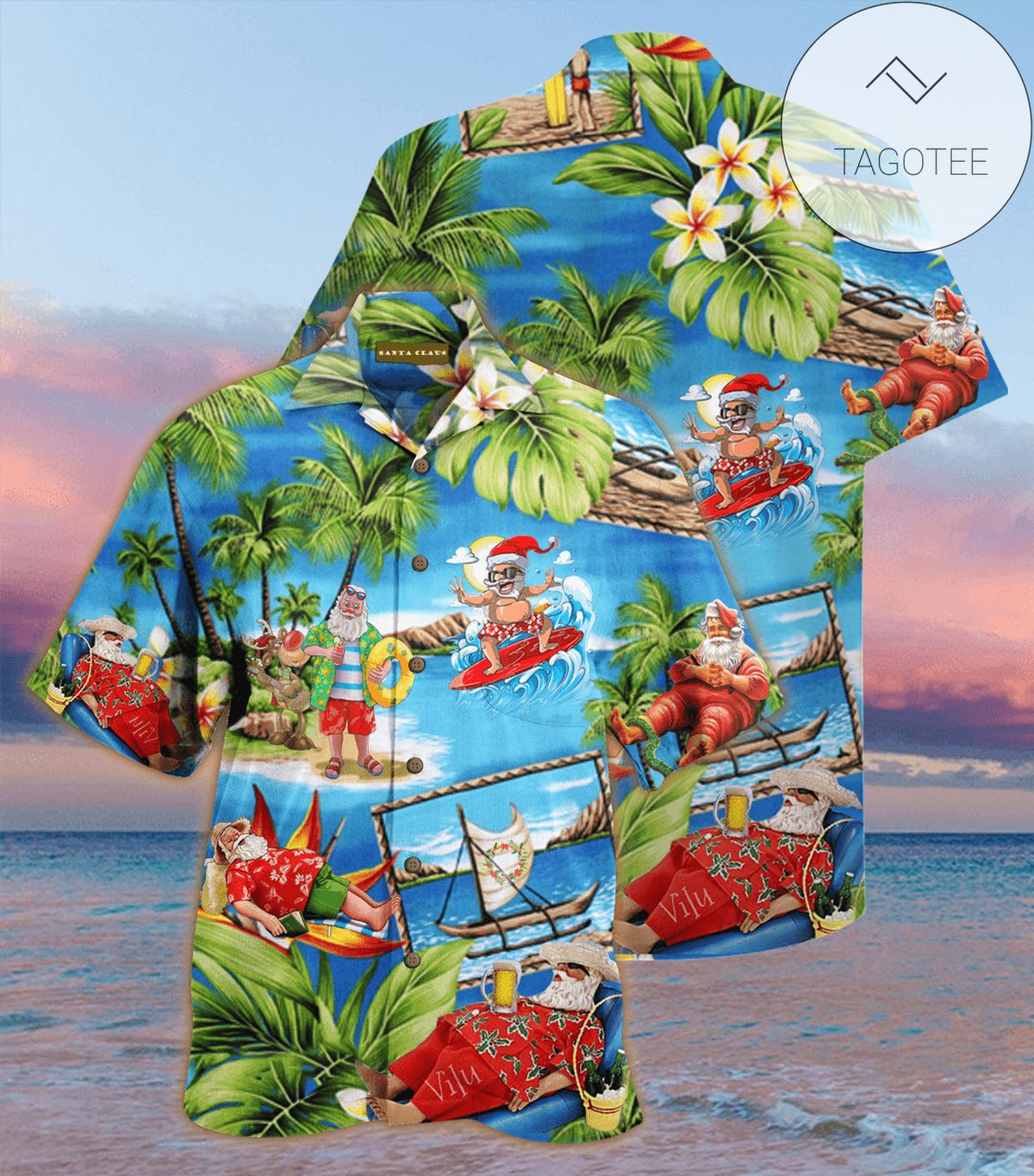 Order Santa Claus In Farm 2022 Authentic Hawaiian Shirts