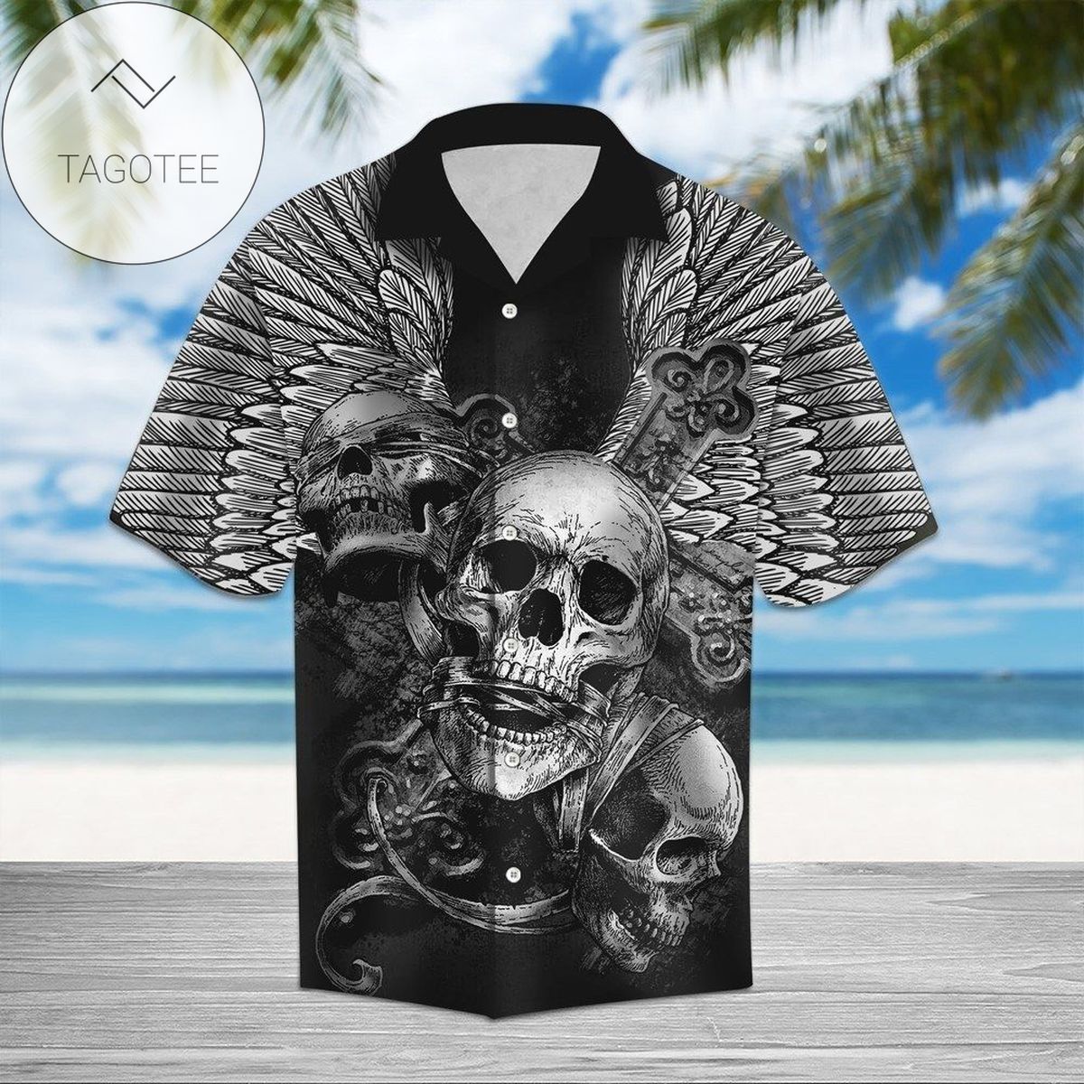 Order Skull Cute Hawaiian Aloha Shirts