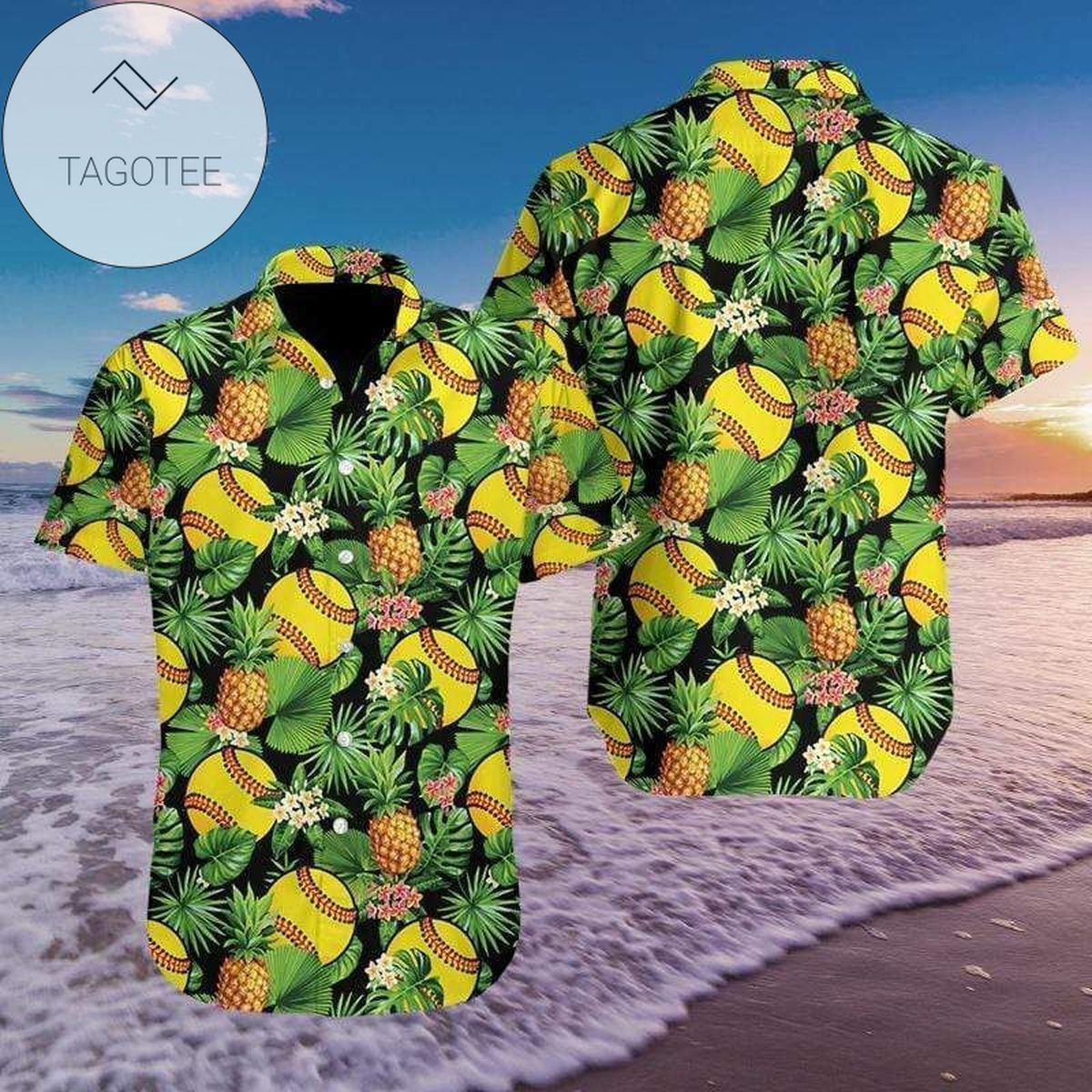 Order Softball Simple Hibiscus Hawaiian Aloha Shirts Fantastic 0309h