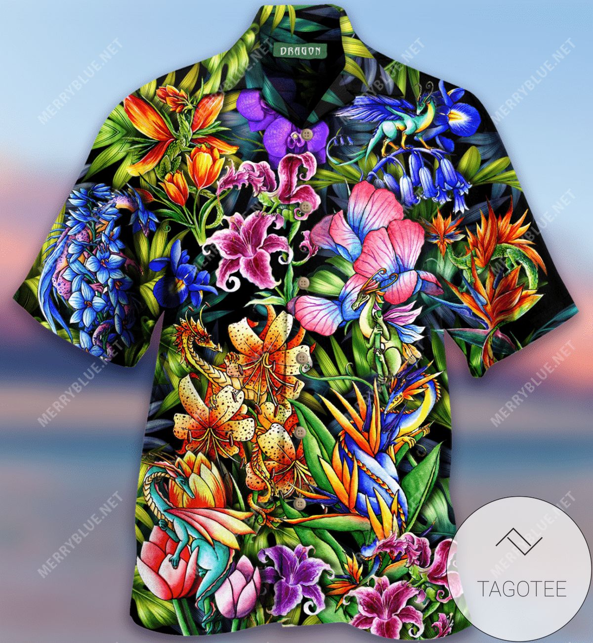 Order Thanksgiving Funny Happy Turkey Relaxing On The Beach Hawaiian Aloha Shirts V