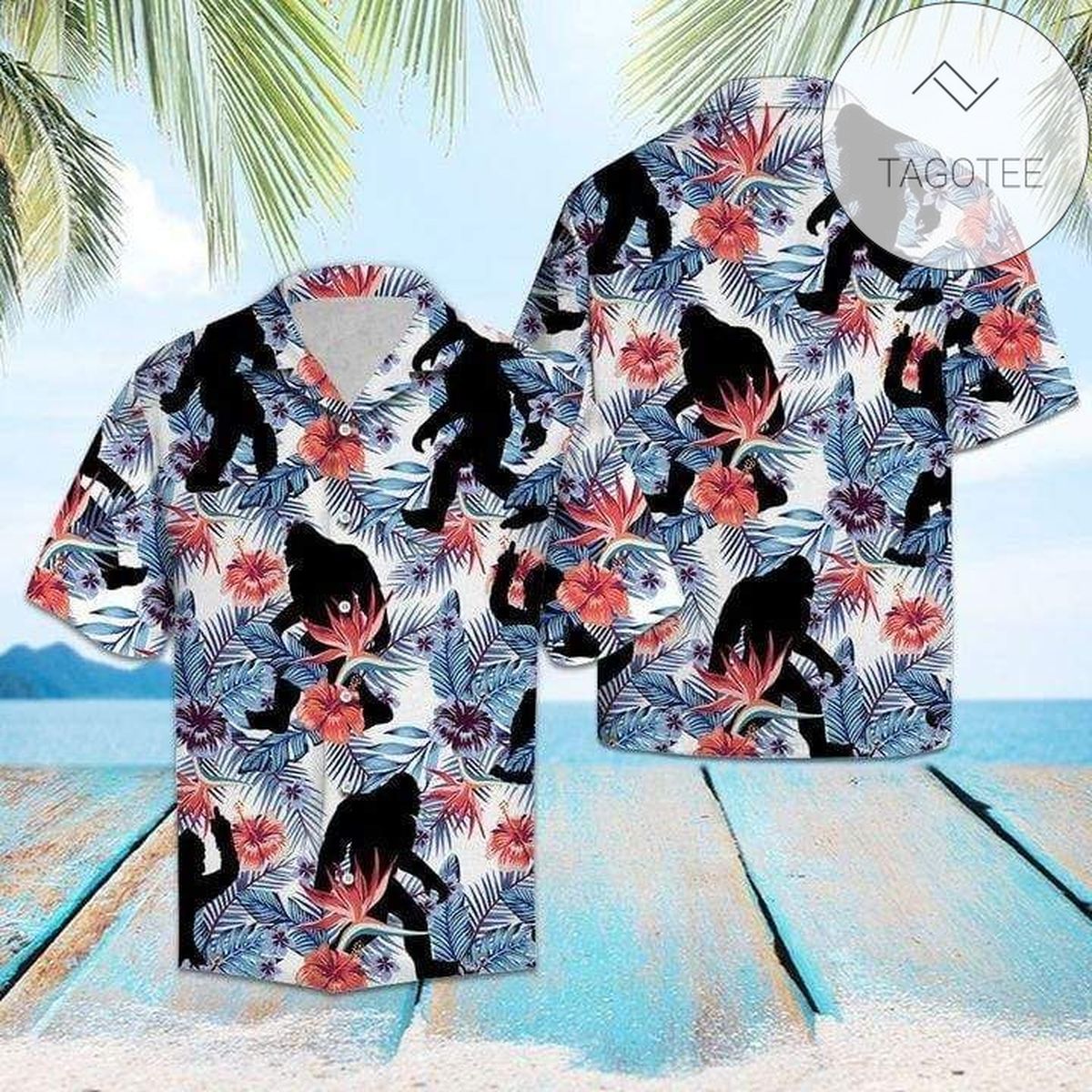 Order Tropical Hibiscus Leopard Pattern Summer Trend 2021 Hawaiian Unisex Shirts Dh