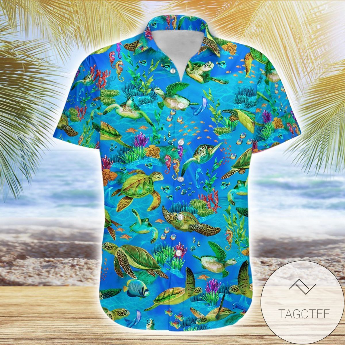 Order Us Navy Hawaiian Shirt