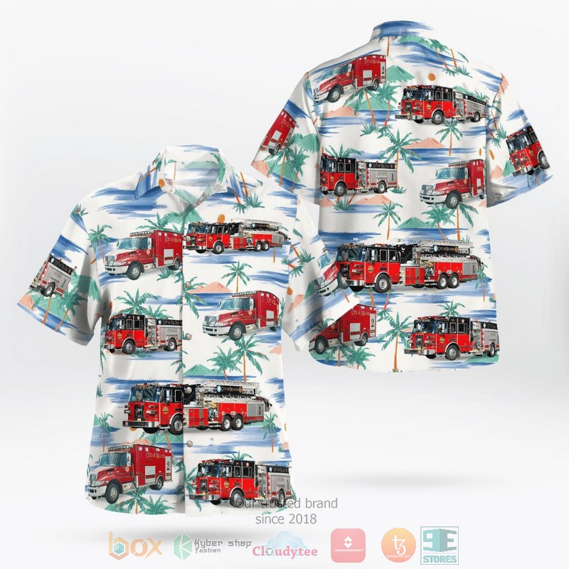 Orlando Fire Department Hawaiian Shirt