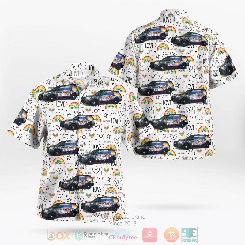 Orlando Florida Orlando Fire Department Hawaiian Shirt