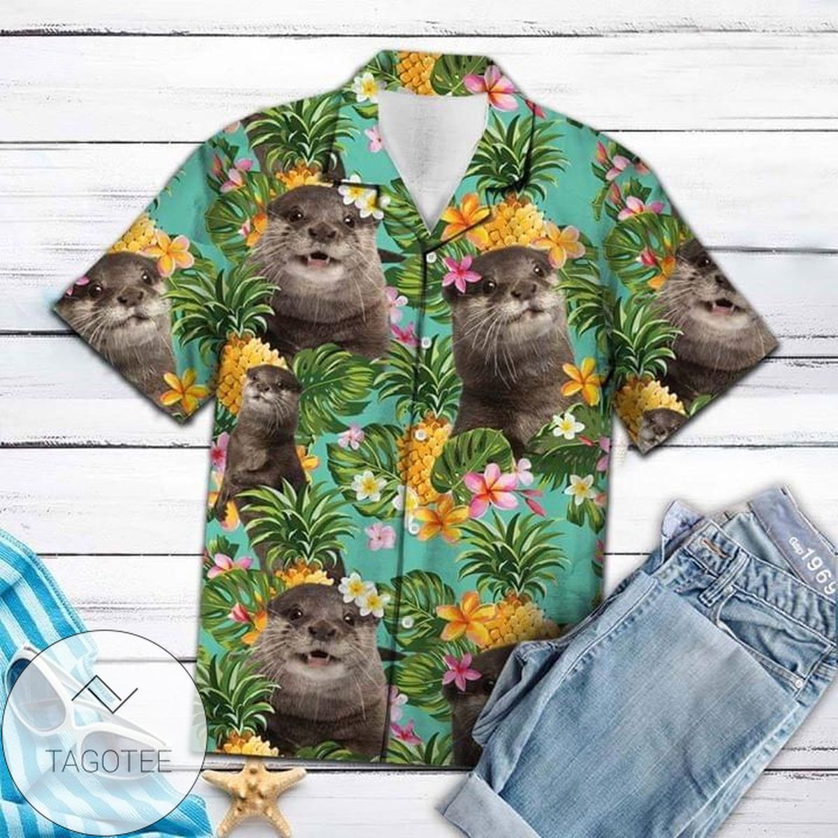 Otter Aloha Shirt Hawaiian Shirt For Otter Lovers