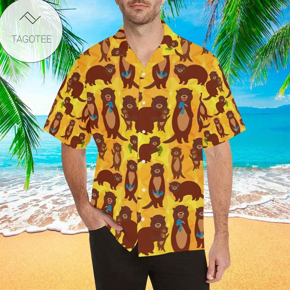 Otter Hawaiian Shirt Perfect Gift Ideas For Otter Lover