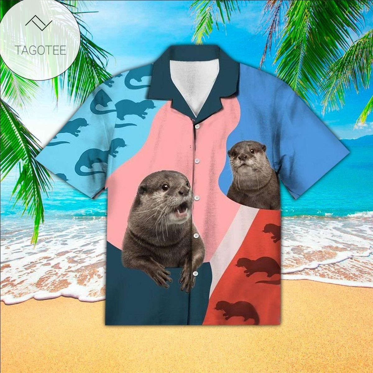 Otter Hawaiian Shirt Perfect Gift Ideas For Otter Lover