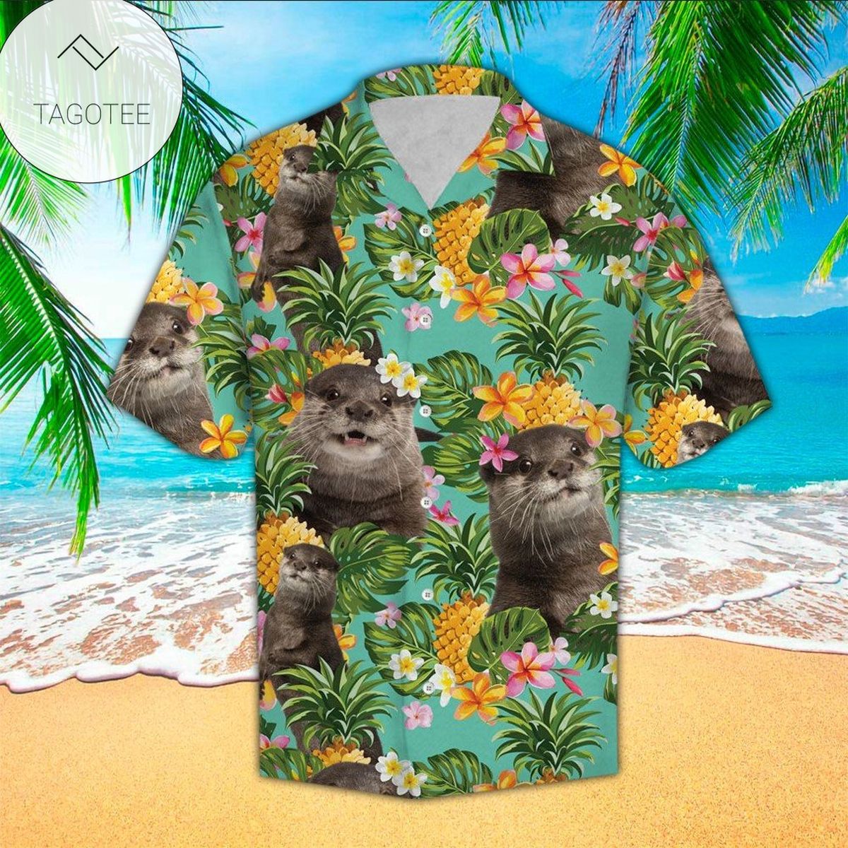 Otter Hawaiian Shirt Otter Lover Gifts