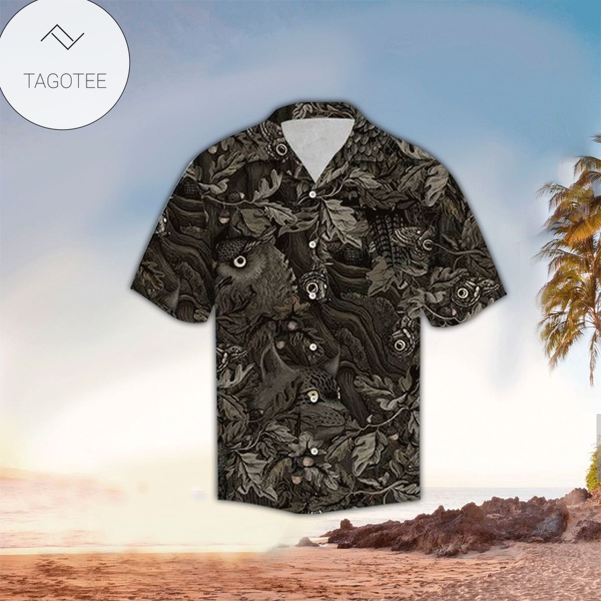 Overkill White Devil Armory Album Cover Hawaiian Shirt