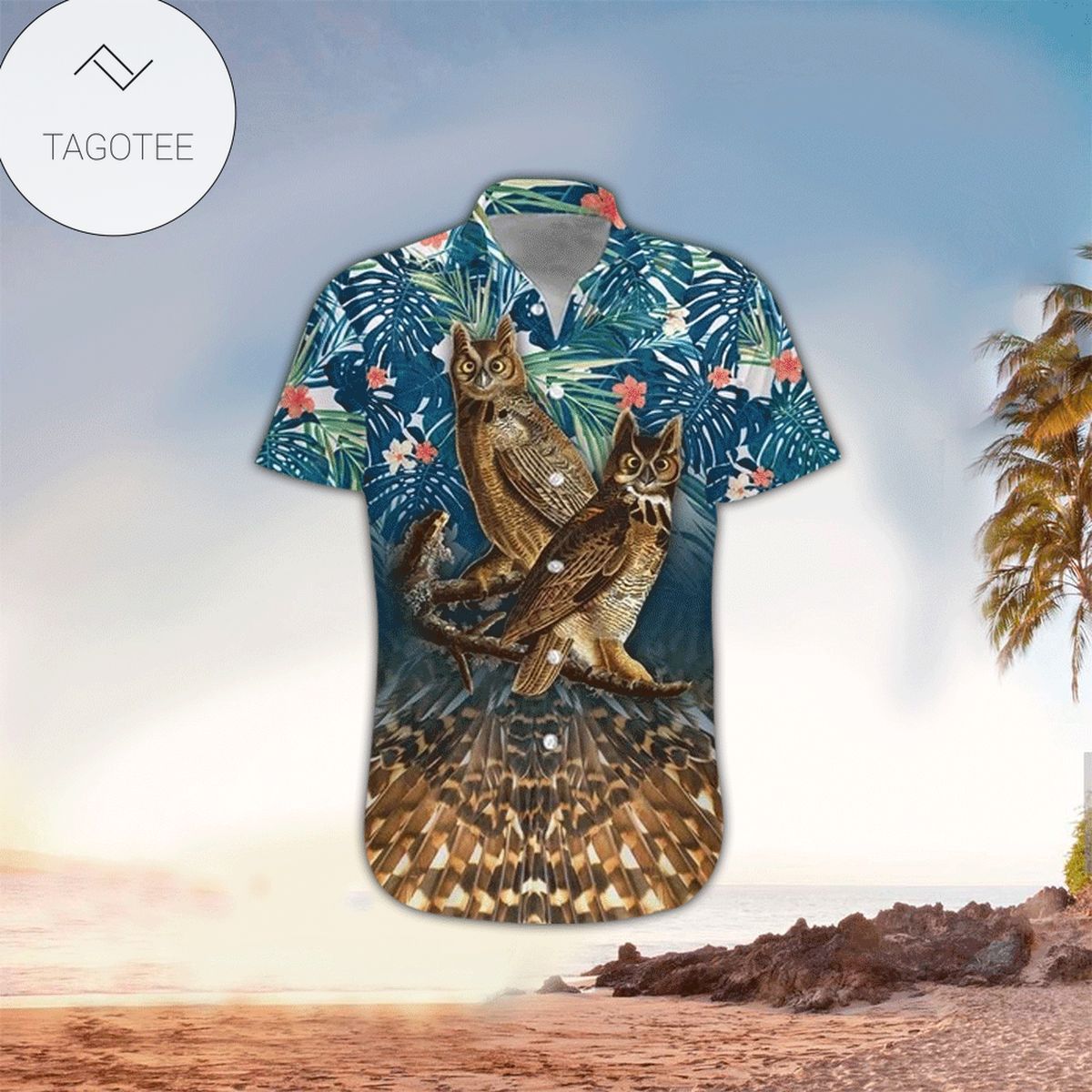 Overkill Under The Influence Album Cover Hawaiian Shirt