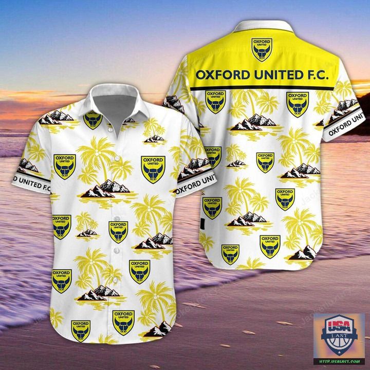 Oxford United FC Aloha Hawaiian Shirt Beach Short