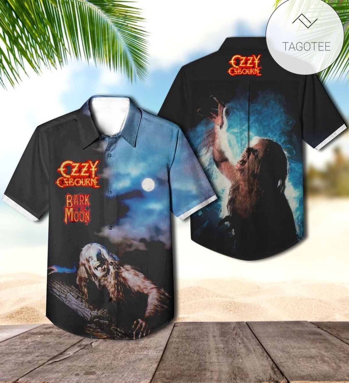 Ozzy Osbourne Blizzard Of Ozz Album Cover Hawaiian Shirt