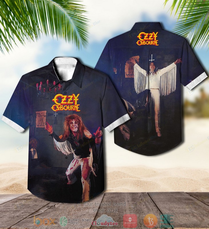 Ozzy Osbourne Bark at the Moon Hawaiian Shirt