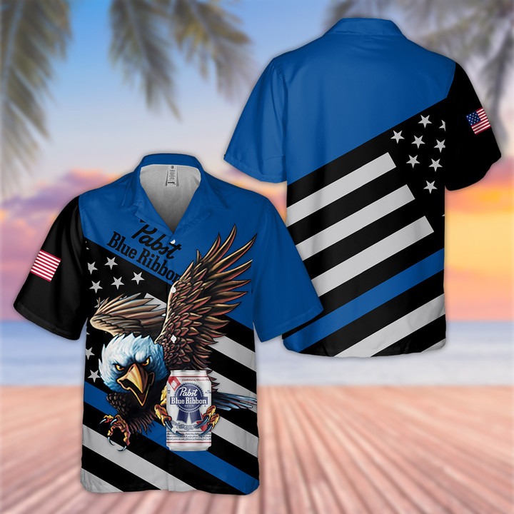 Pabst Blue Ribbon Beer Hawaiian Shirt 2022