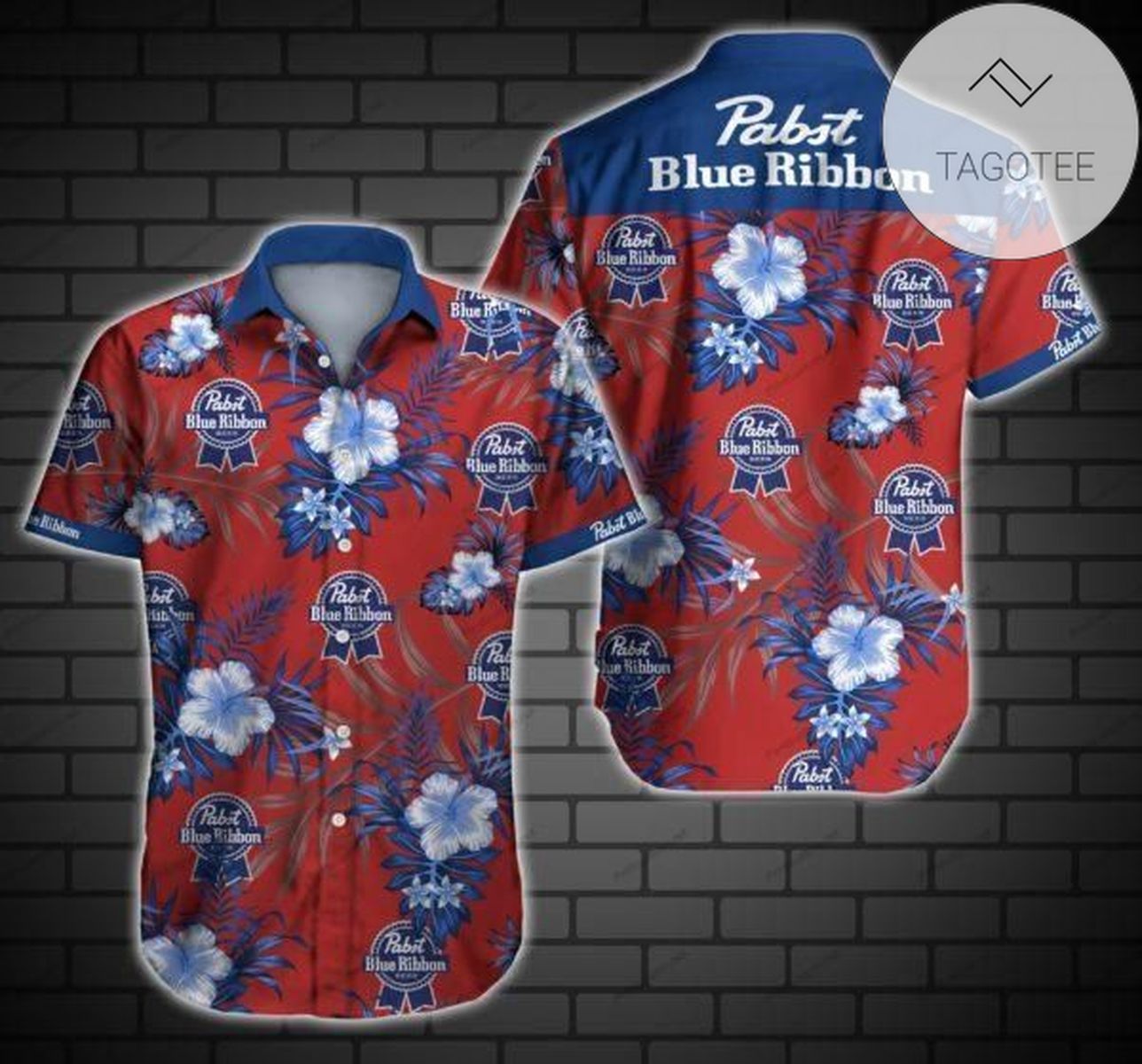 Pabst Blue Ribbon Authentic Hawaiian Shirt 2022 Ver 2