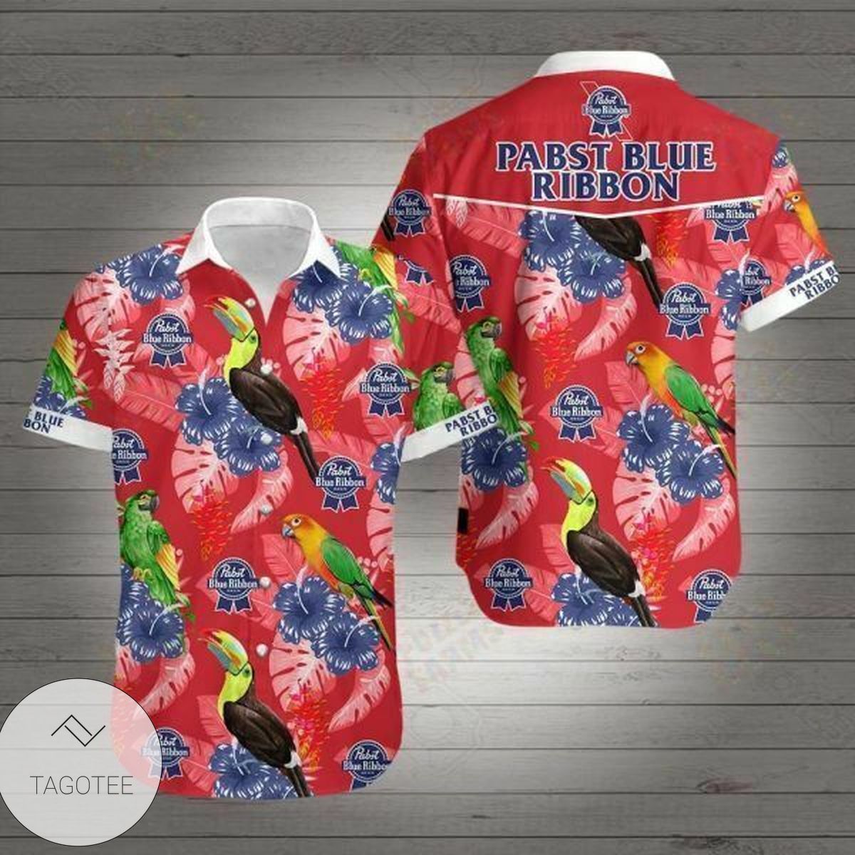 Pabst Blue Ribbon Authentic Hawaiian Shirt 2022 Ver 2