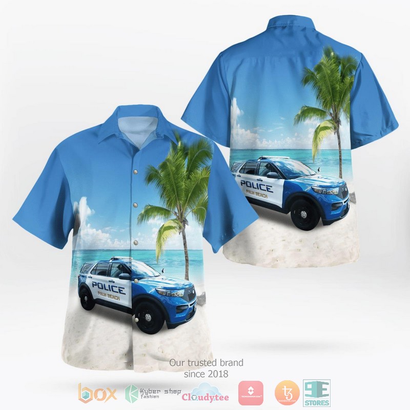 Palm Beach County Sheriff Bell 429 Global Ranger Hawaiian Shirt