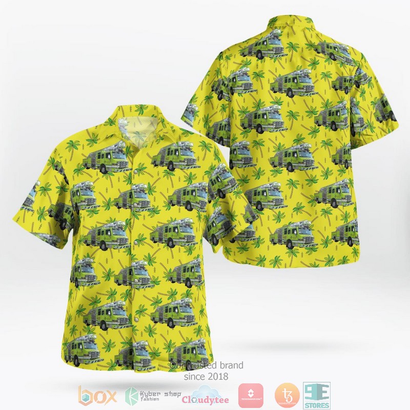 Palm Beach Gardens Palm Beach County Florida Palm Beach Gardens Fire Department St Patrick’s Day Hawaiian Shirt