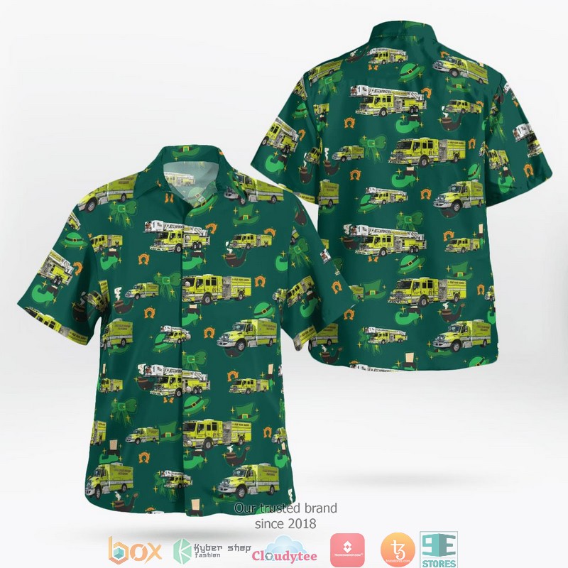 Palm Beach County Sheriff Bell 429 Global Ranger Hawaiian Shirt