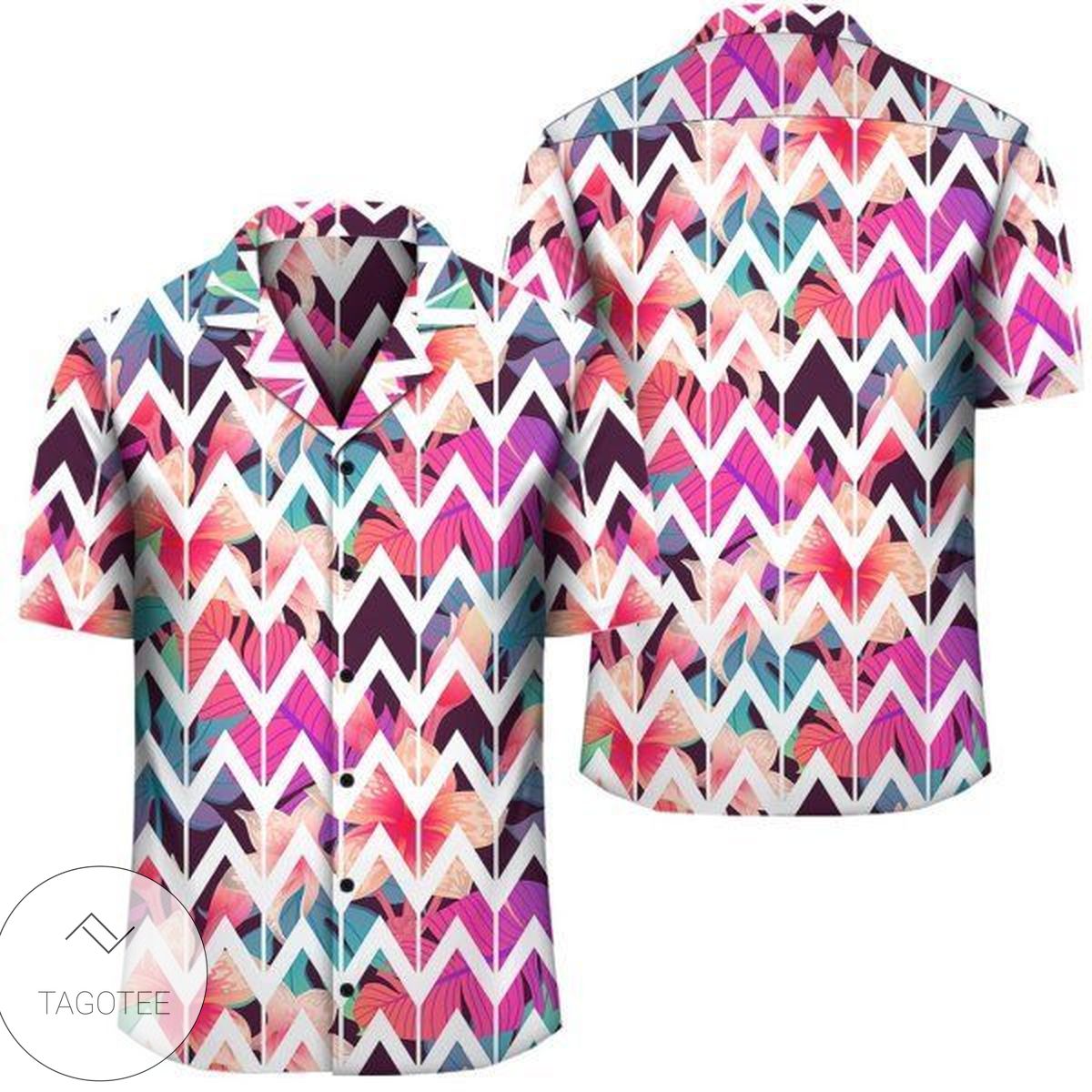 Pacific Orchid Pink Hawaiian Shirt