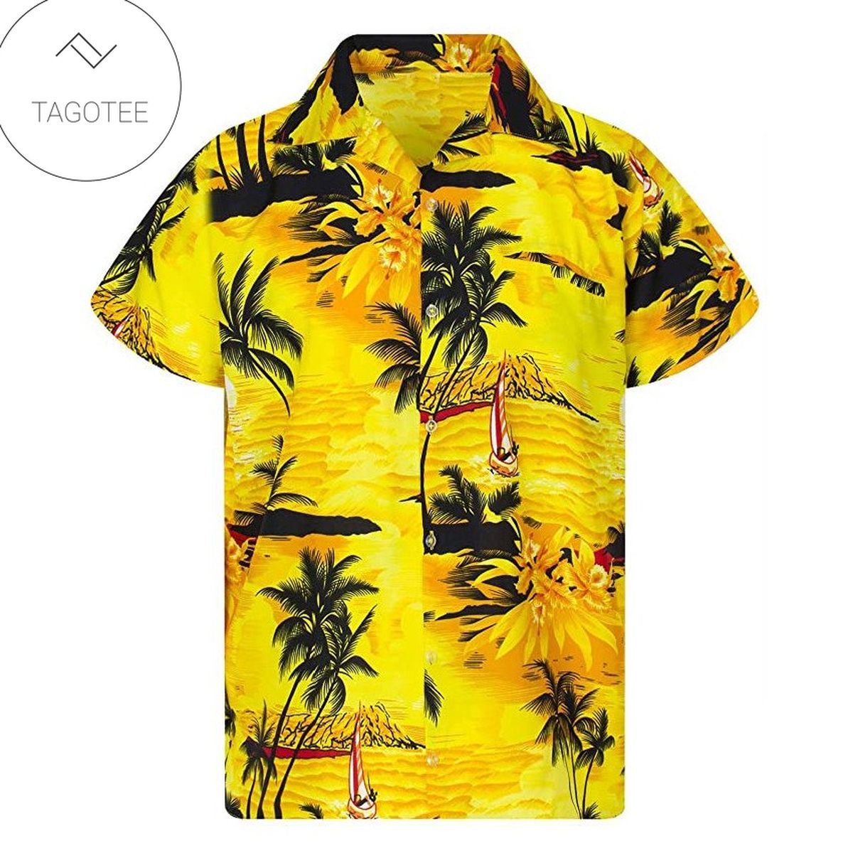 Palm Tree Hawaiian Shirt Beach Shirt Aloha Shirt