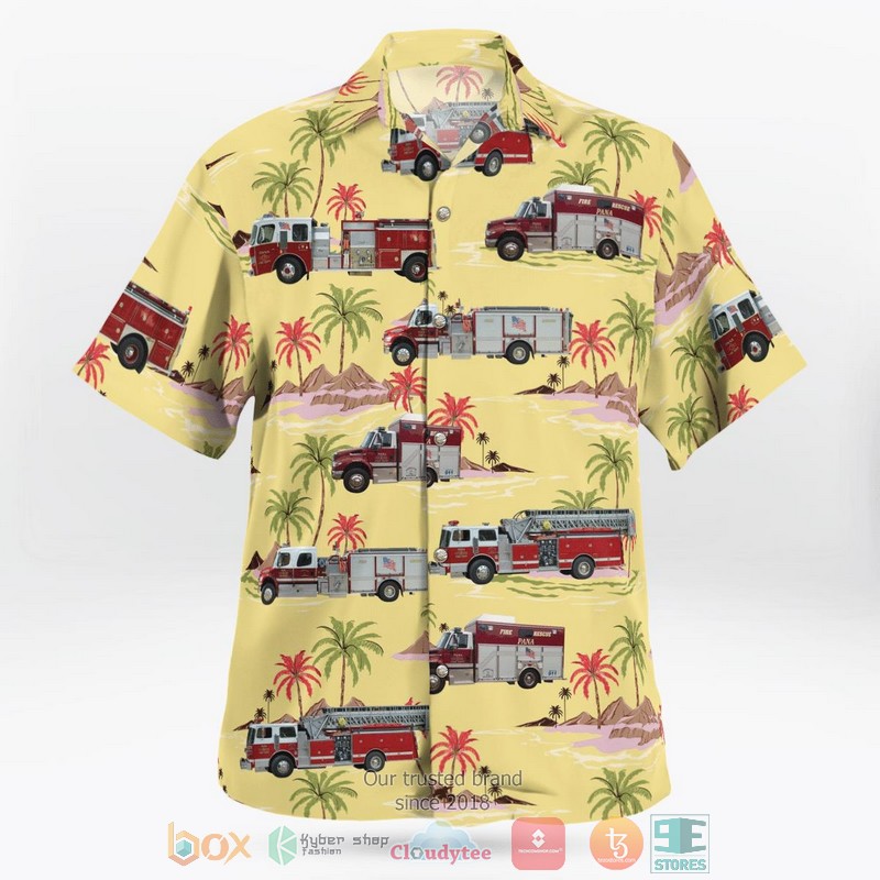 Panama City Beach Bay County Florida Panama City Beach Fire Rescue Hawaiian Shirt