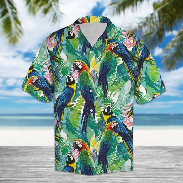 Parrot Tropical Hawaiian Shirt New 2022