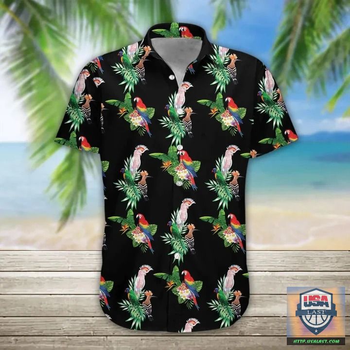 Parrots Colorful Hawaiian Shirt