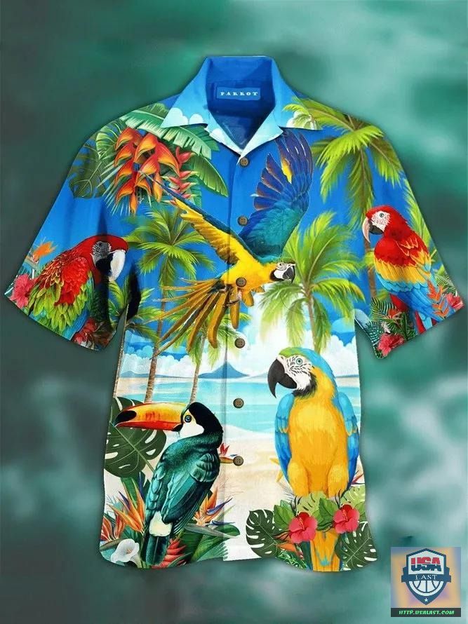 Parrot Tropical Hawaiian Shirt New 2022