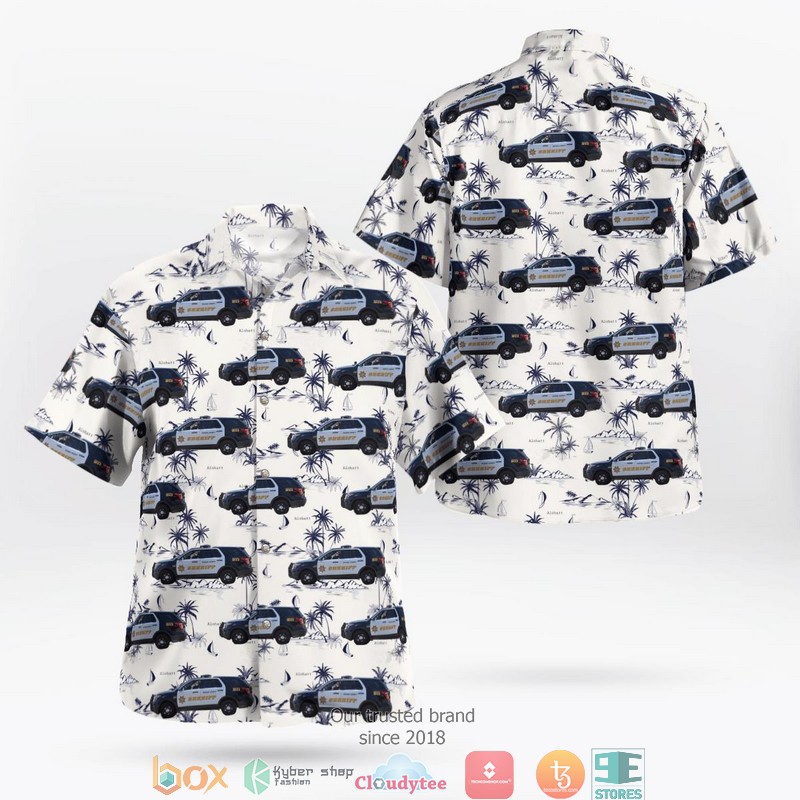 Pasadena Police Department Vehicles Hawaii 3D Shirt